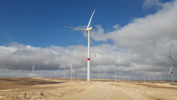 Elecnor se adjudica la construcción de un parque eólico en Jordania de 100 MW